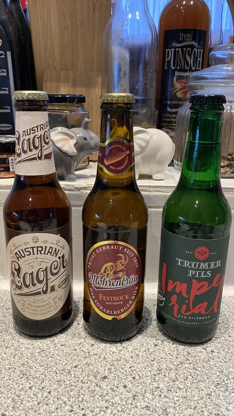 Austrian Lager, Mohrenbräu Festbock, Trumer Pils Imperial – Linz