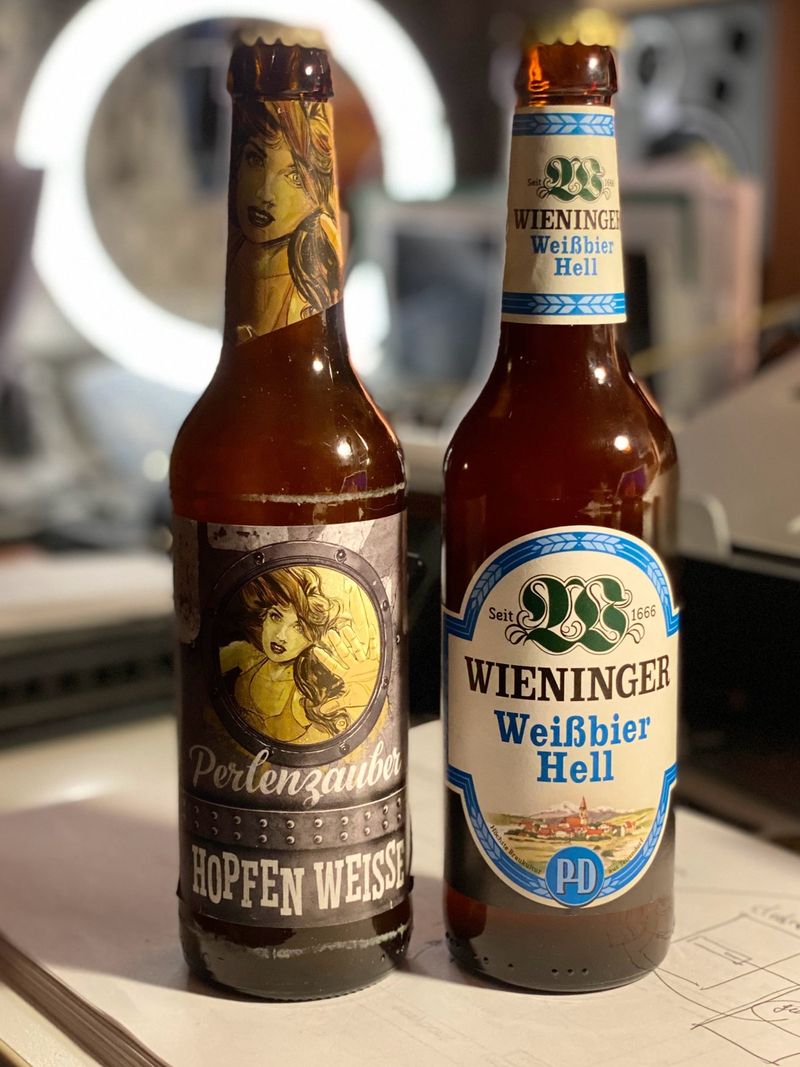 Perlenzauber Hopfen Weisse, Wieninger Weißbier Hell – Linz
