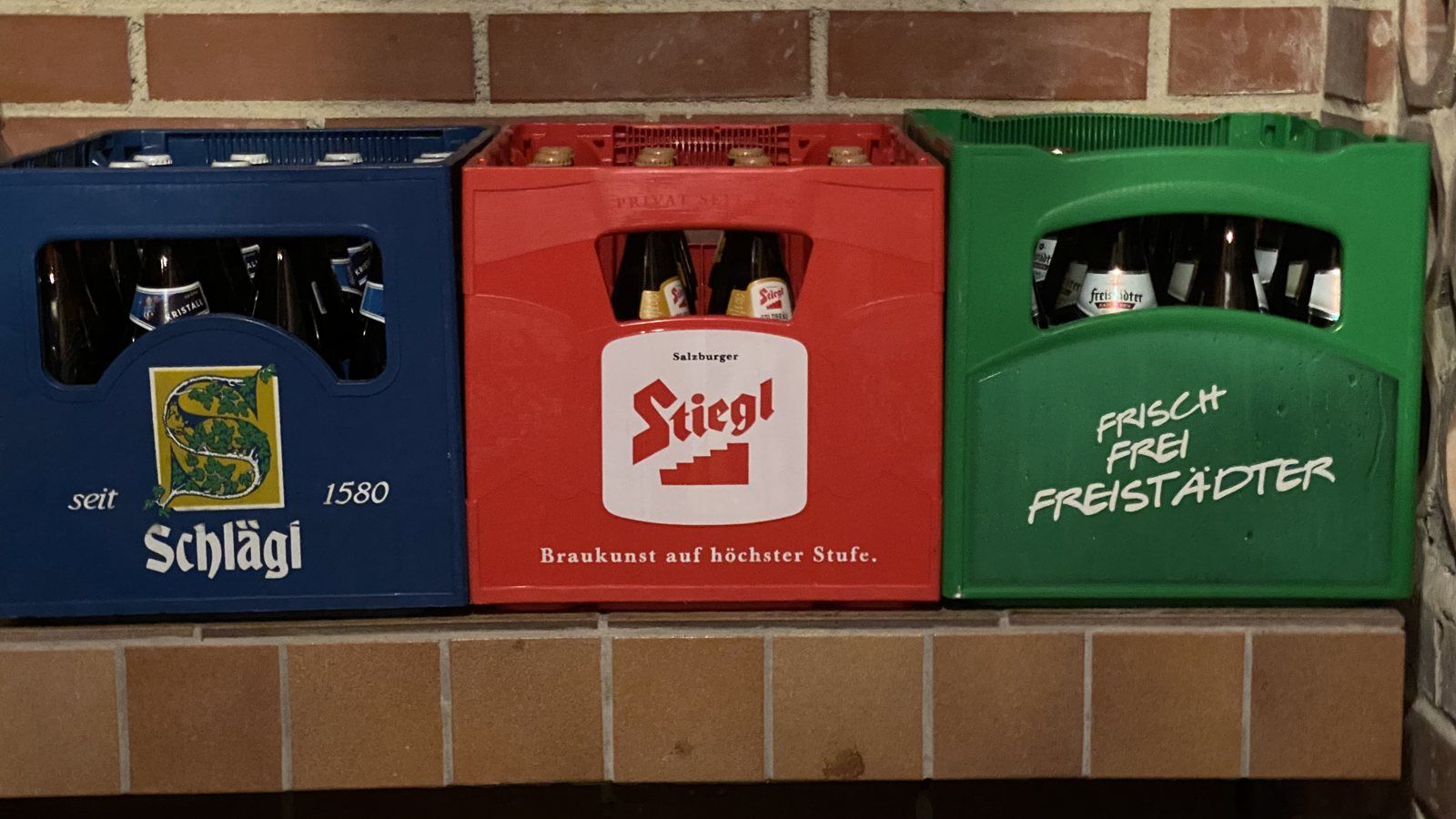 Schlägl, Stiegl, Freistädter (Bierkisten) – Linz
