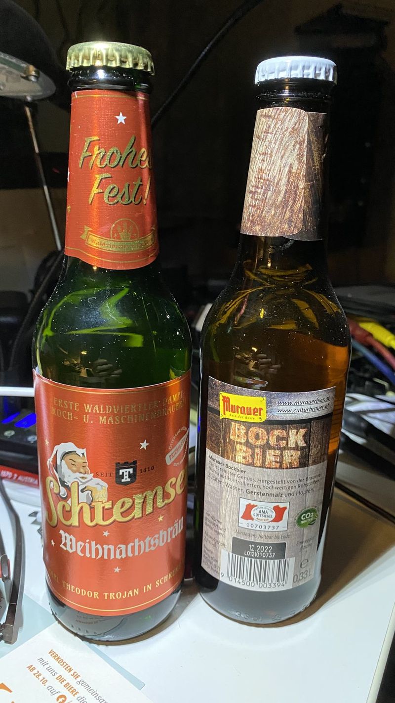 Schremser Weihnachtsbier, Murauer Bockbier – Linz
