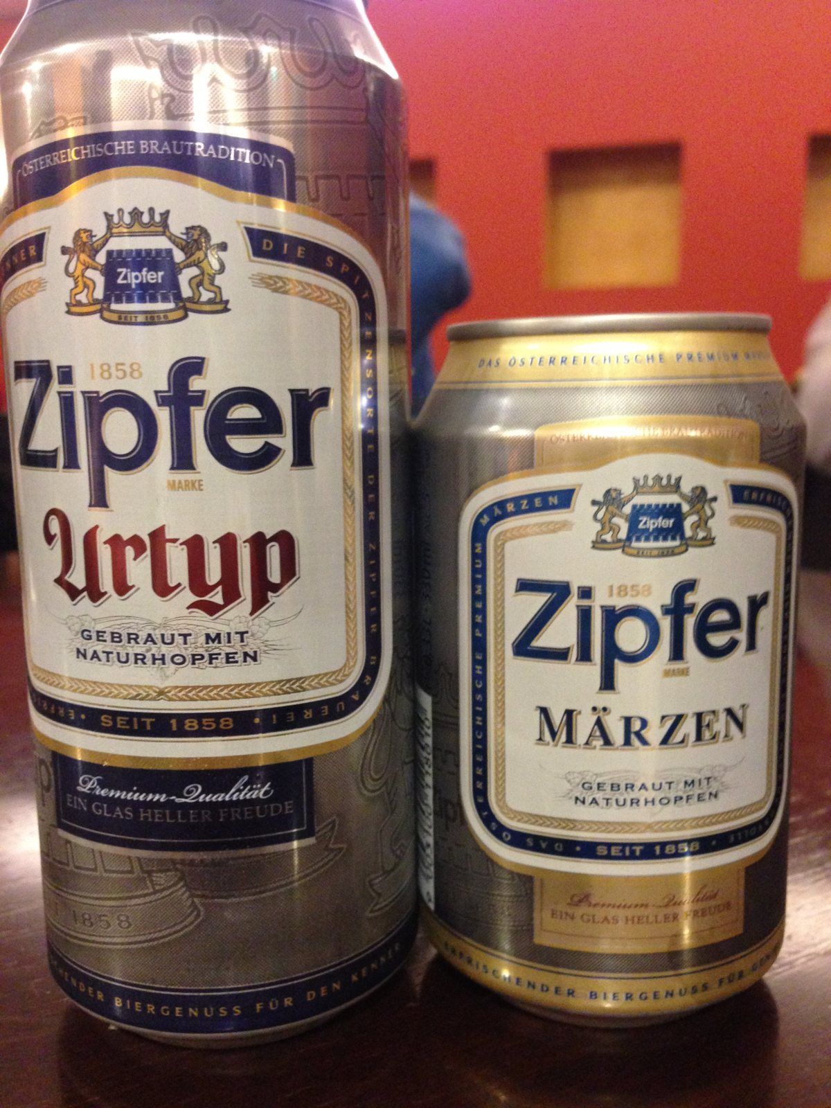 Zipfer Urtyp & Märzen – Vienna